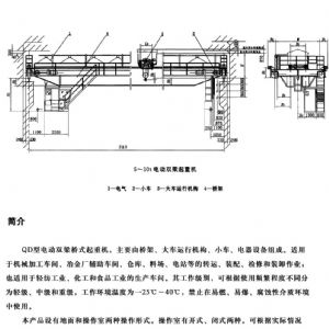 QD type universal bridge crane