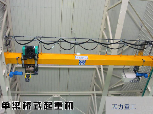 European electric single beam crane