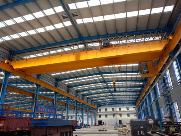 European electric double beam crane