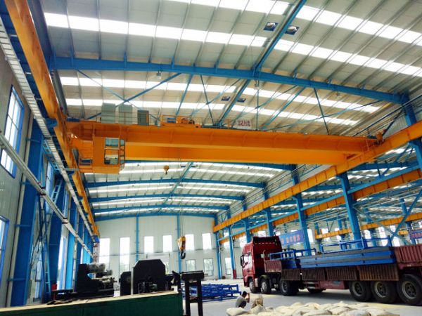 European electric double beam crane