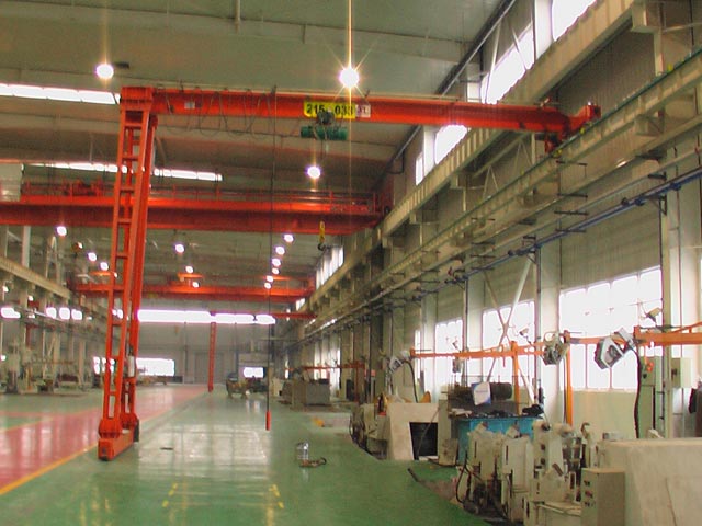 BMH electric hoist half gantry crane