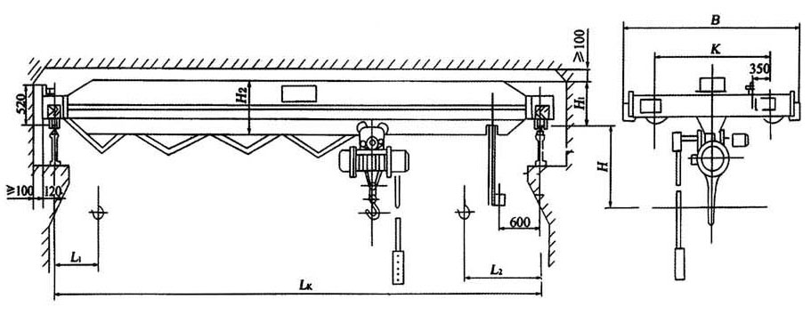 LB type explosion-proof electric single beam crane