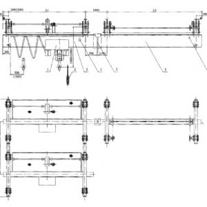 LXG suspension (over-rail) crane