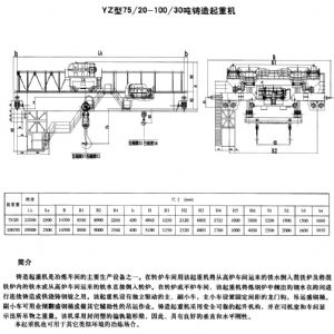 YZ型铸造起重机